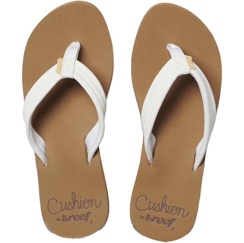 2026 Reef Womens Cushion Breeze Flip Flops RF001454CLD - Cloud